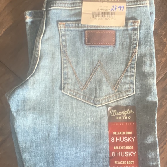 Boys wrangler jeans size 8 husky - Picture 1 of 2